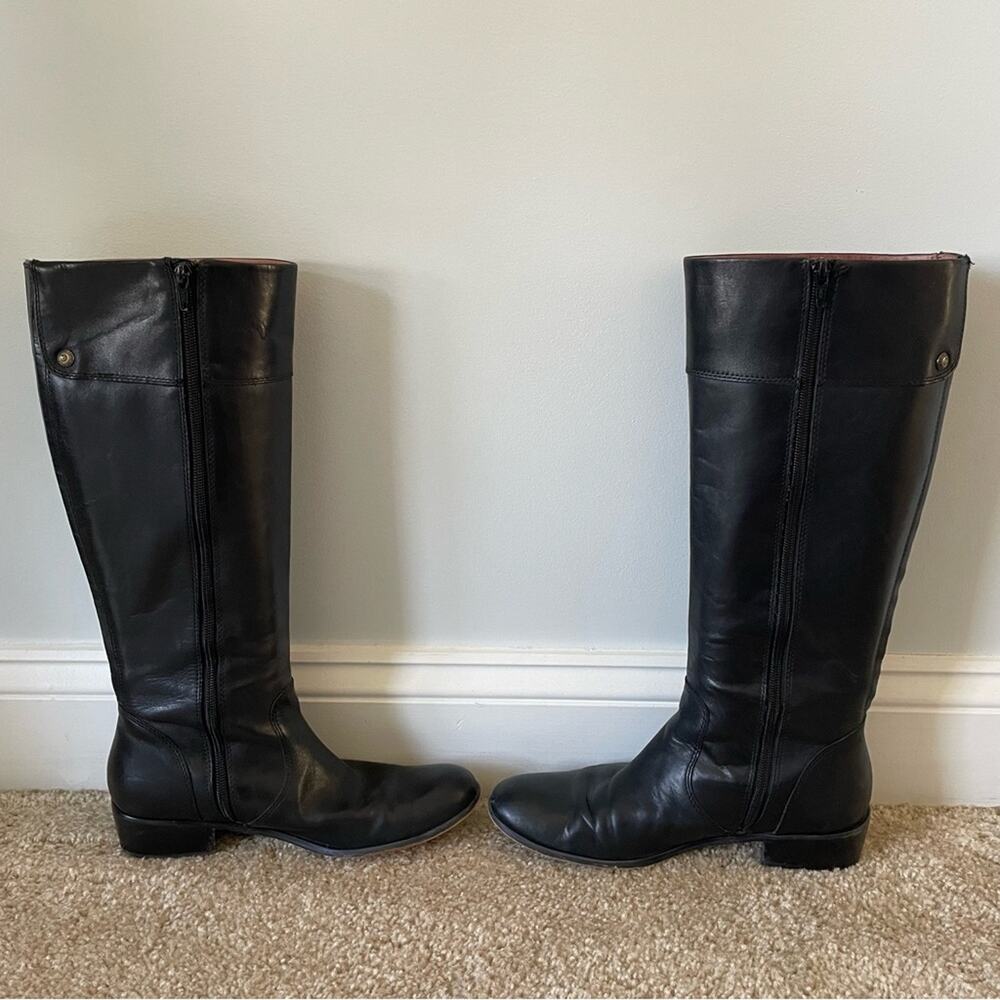 Corso Como Black Leather Boots 9M - Picture 5 of 13